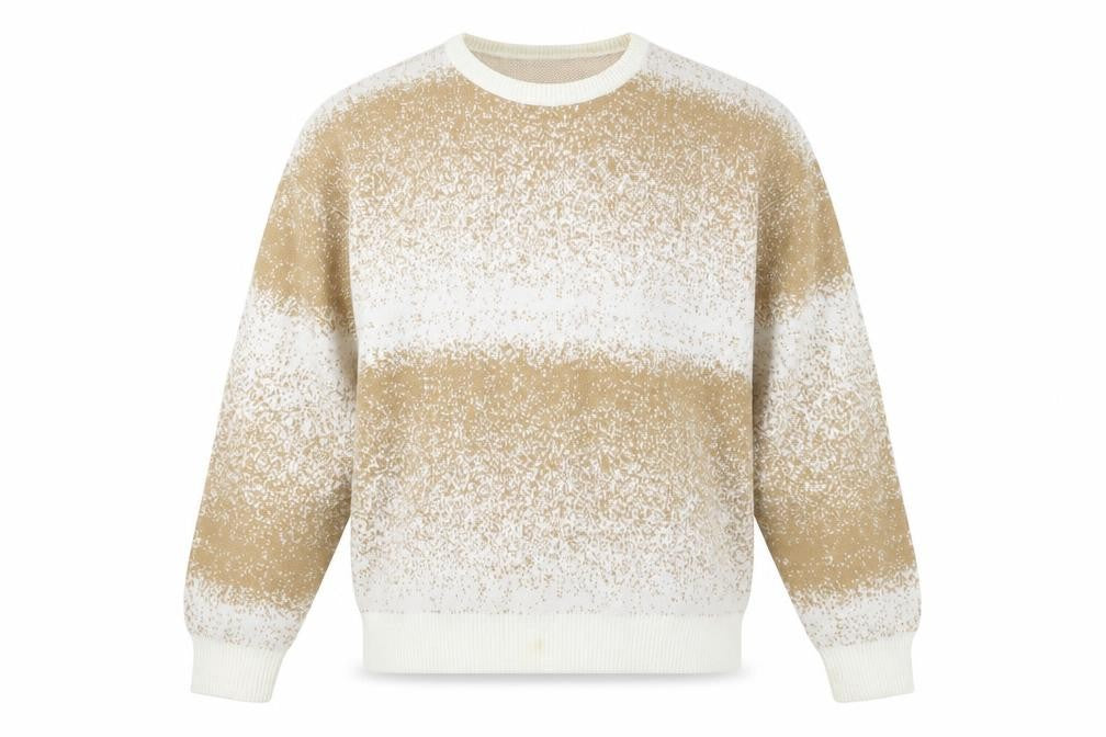 boohooMAN Men's Beige Pullover Jumper, Size S, Casual Knit