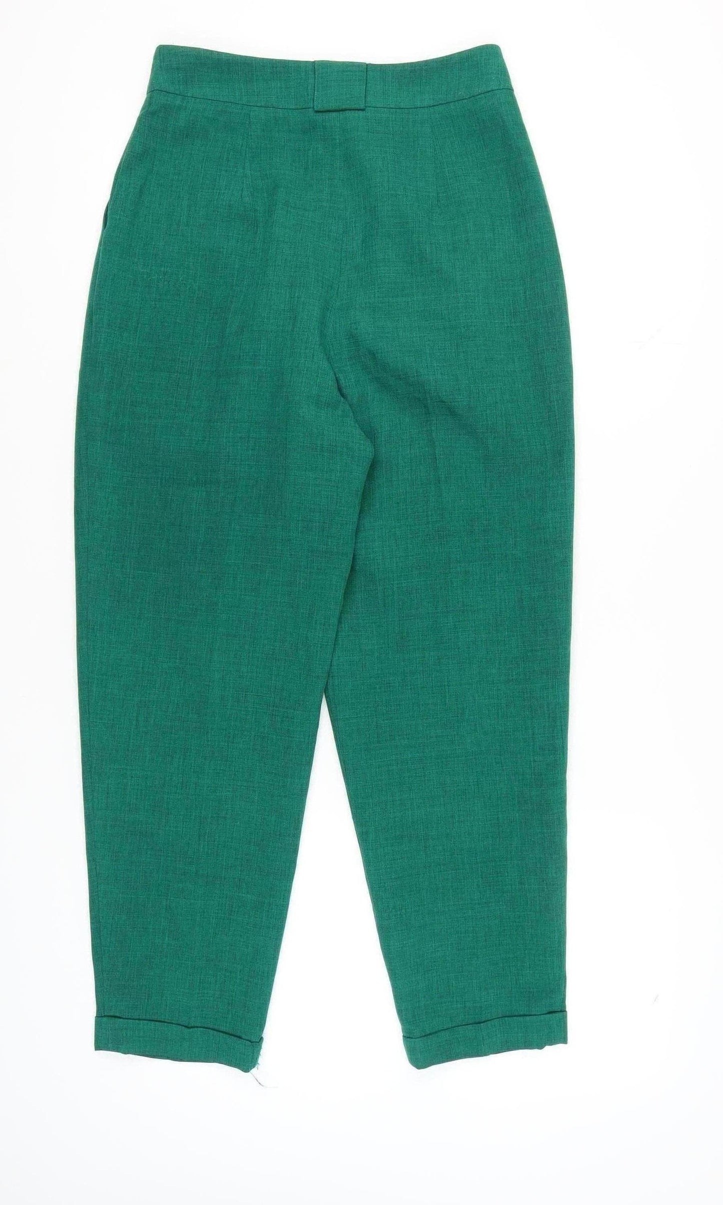 Miss Selfridge Women's Green Tapered Trousers