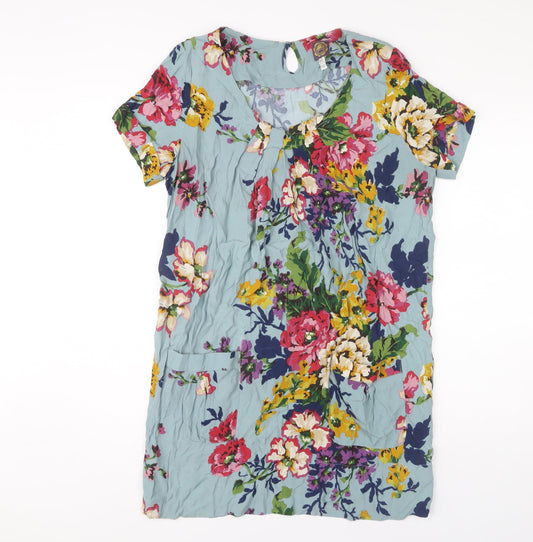Joules Women's Multicoloured Floral Dress Size 12
