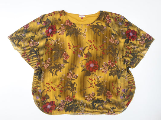 Joe Browns Women's Multicoloured Floral Tunic T-Shirt Size 22