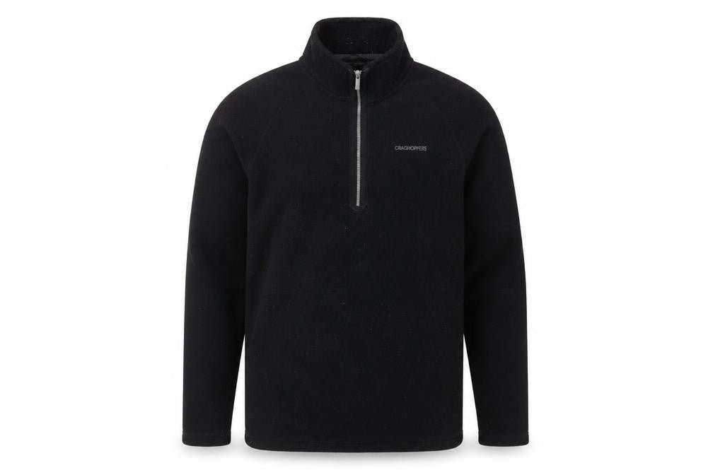 Mens UK M Regular Craghoppers Black Full Zip Sweatshirt
