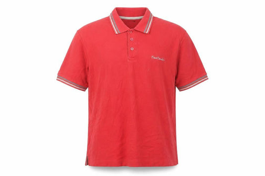 Pierre Cardin Men's Red Polo Shirt XL