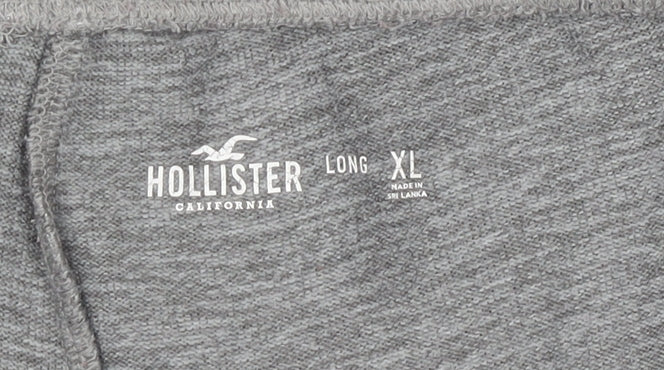 Hollister Women's Grey Flared Trousers XL Tall