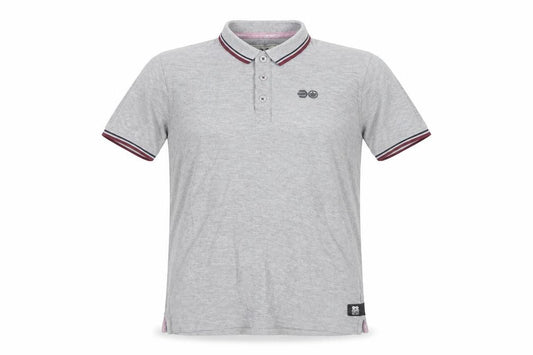Crosshatch Men's Grey Polo Shirt, Size S, Casual Wear