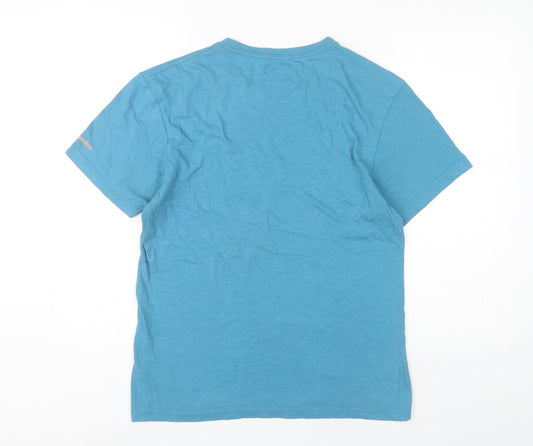 Columbia Men's Blue Graphic T-Shirt Size S