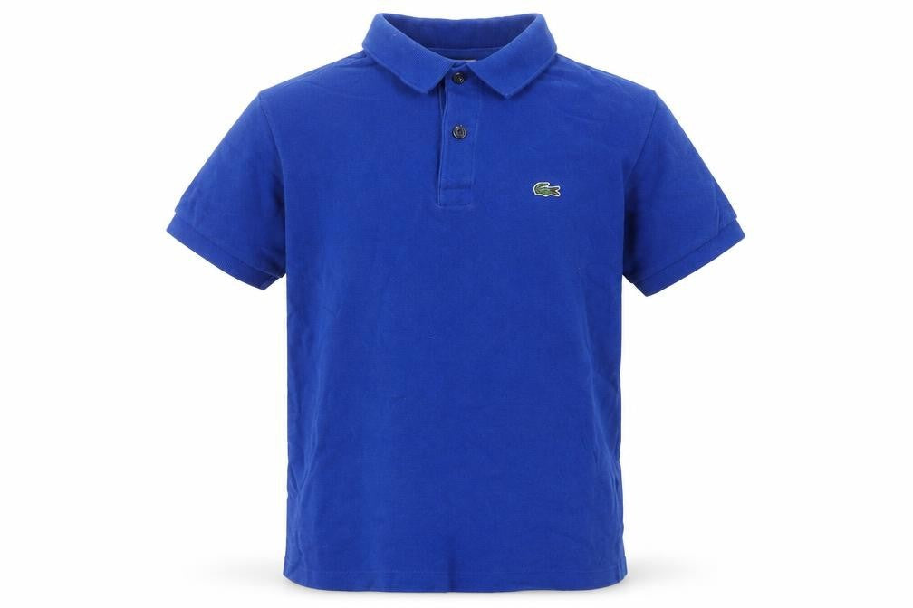 Lacoste Boys Blue Polo Shirt, Size 14 Years, Cotton, Casual