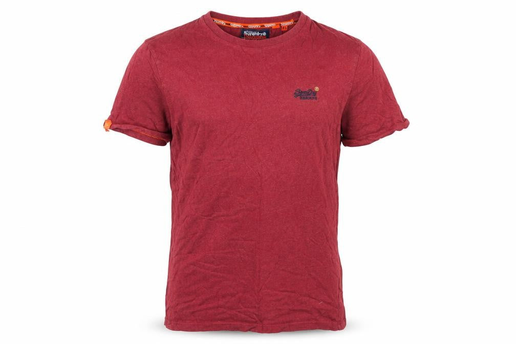 Mens UK Size M Superdry Red  Cotton T-Shirt