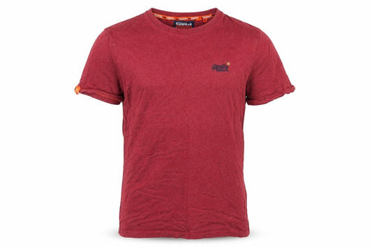 Mens UK Size M Superdry Red  Cotton T-Shirt