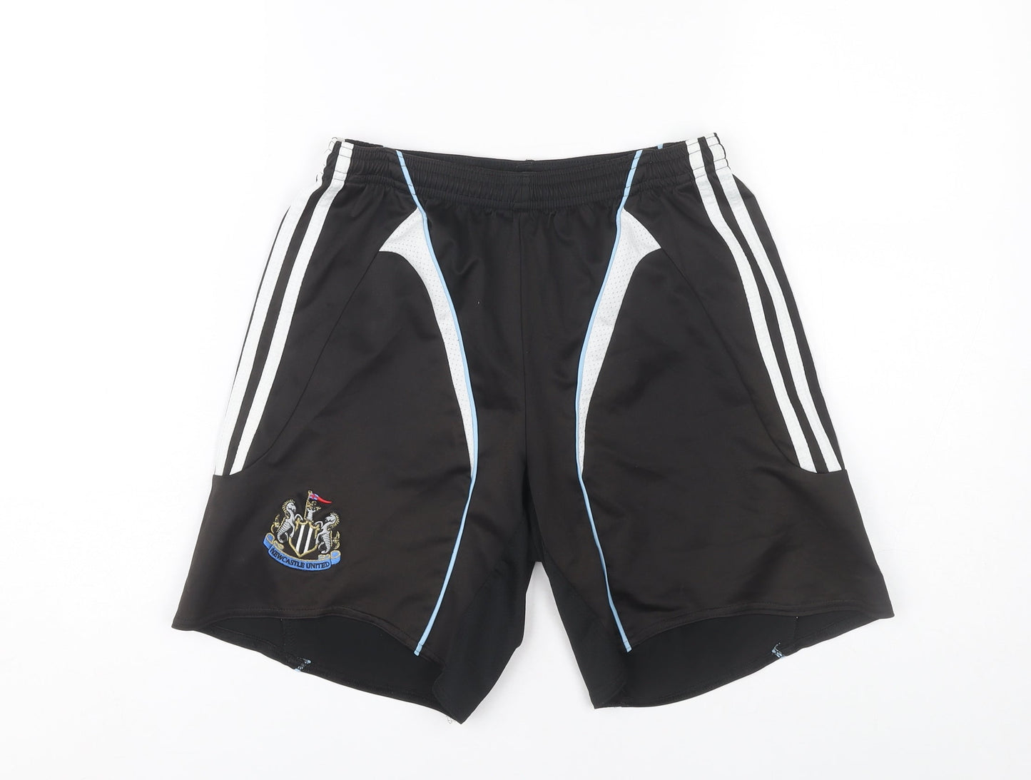 Adidas Boys Black Athletic Sports Shorts 14 Years