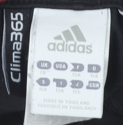 Adidas Boys Black Athletic Sports Shorts 14 Years