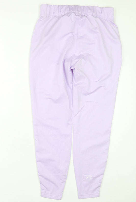 Gymshark Women’s Purple Jogger Trousers - Size M