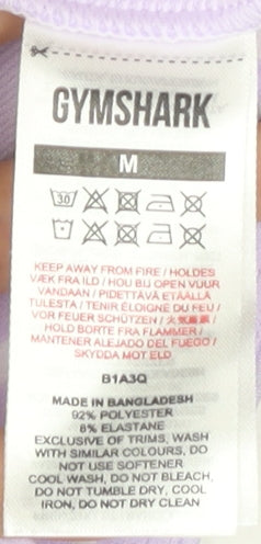 Gymshark Women’s Purple Jogger Trousers - Size M