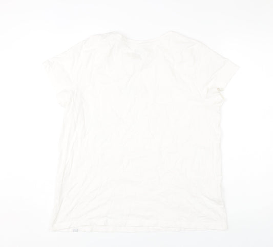 Animal Women's White T-Shirt - Size 14