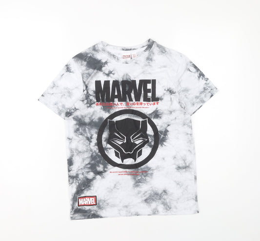 Marvel Boys Black Panther T-Shirt 10-11 Years Multicoloured