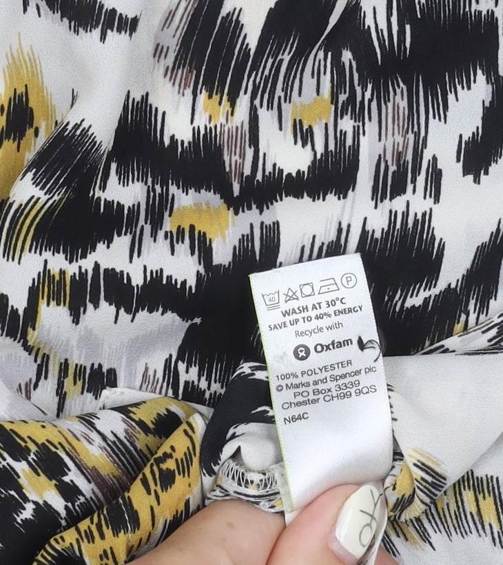 Marks and Spencer Women's Multicoloured Sleeveless Top UK 18