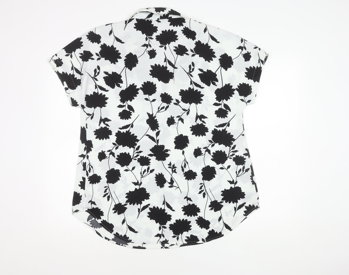 Marks and Spencer Women's Ivory Floral Top Size 10