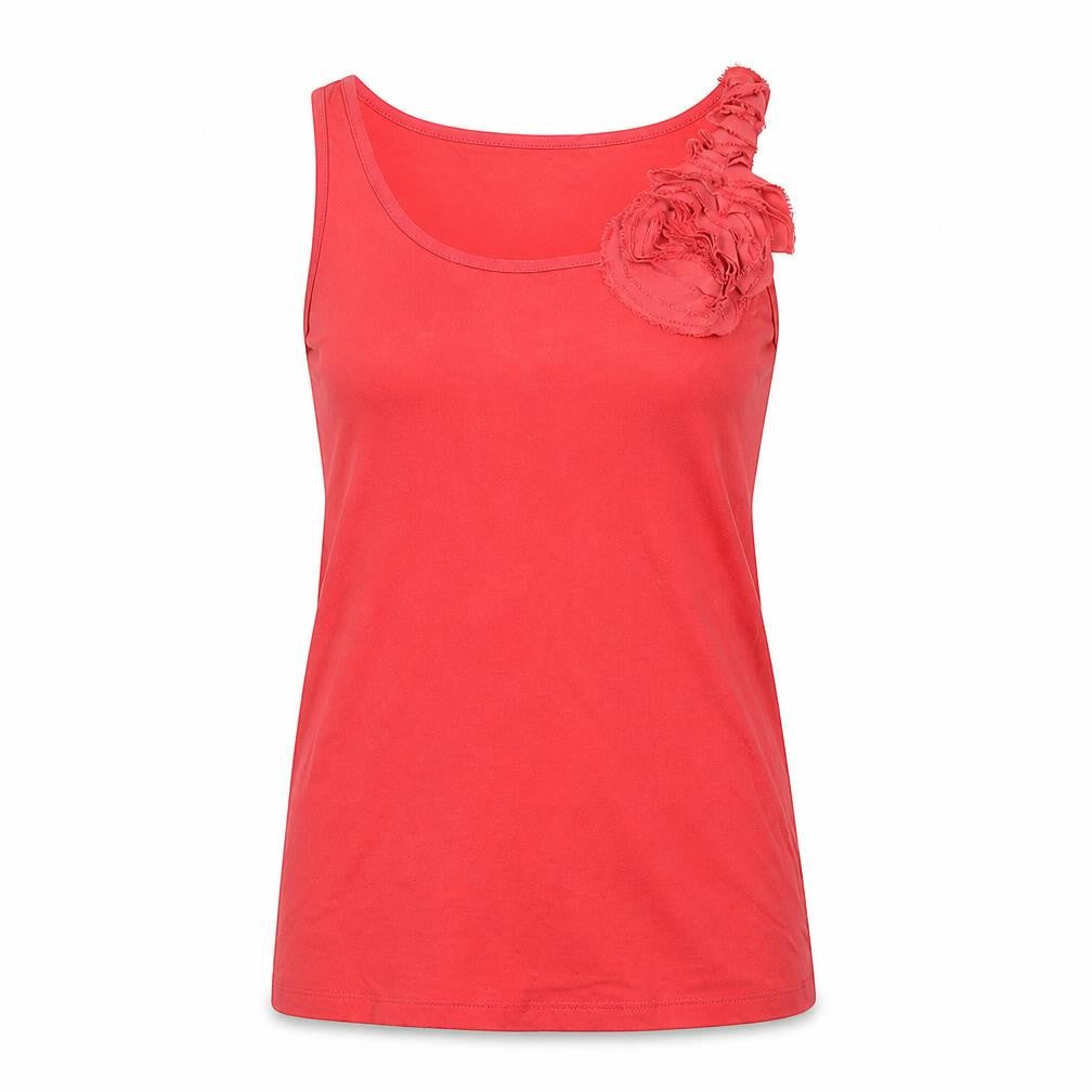 Womens UK Size M Gap Red Polyester Blend Tank