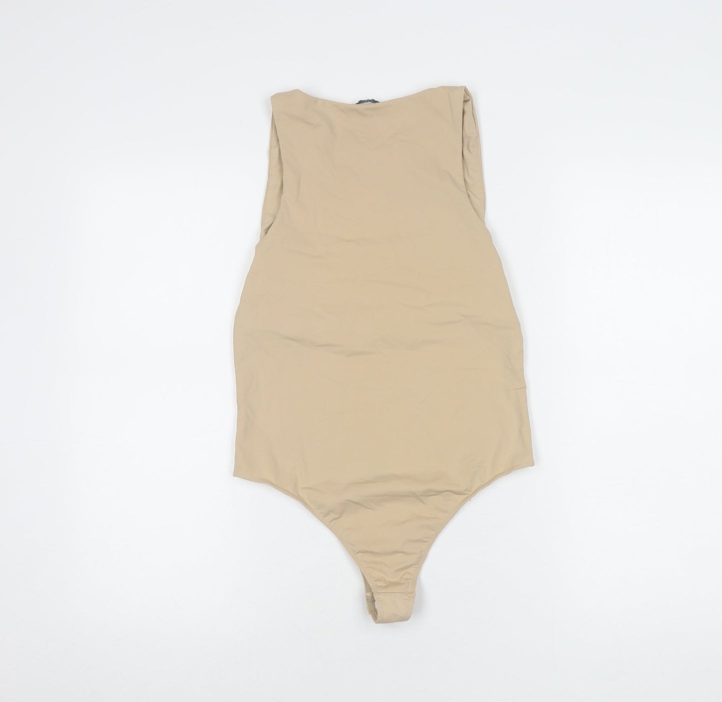 Michelle Keegan Beige Sleeveless Bodysuit Size 12