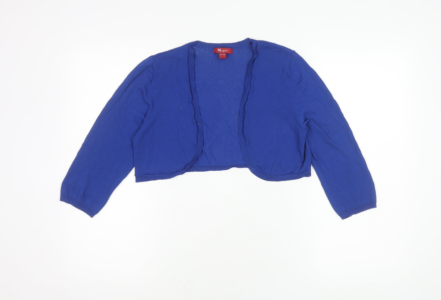 Monsoon Women's Blue Cardigan UK Size 14 Long Sleeve