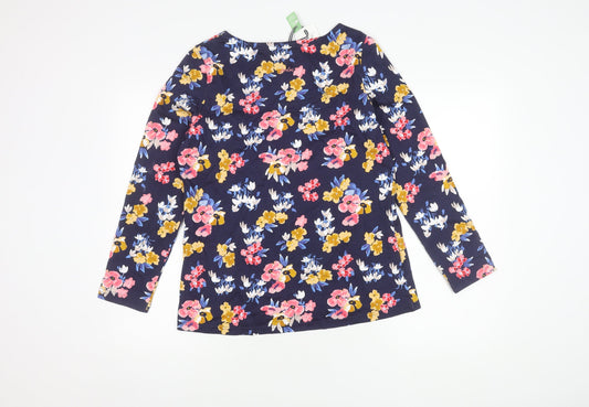 Joules Women's Floral Multicoloured Long Sleeve Top