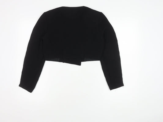 Linette Design Women's Black Cropped Blazer Size 8