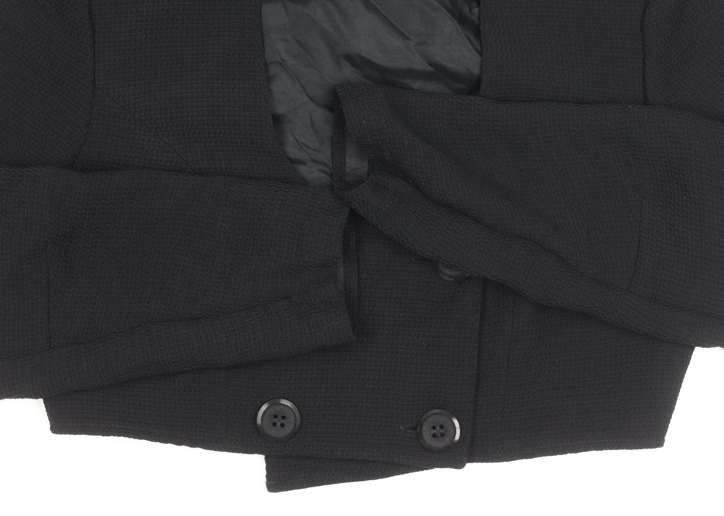 Linette Design Women's Black Cropped Blazer Size 8