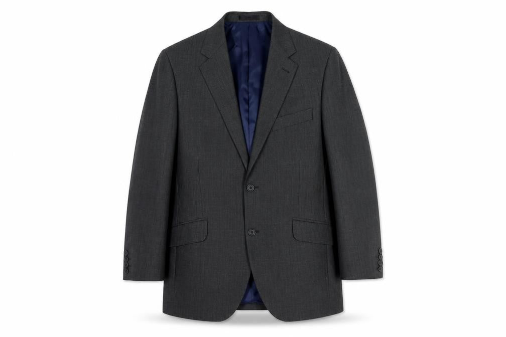 Mens 40 Chest Regular Austin Reed Grey Two-Button Blazer