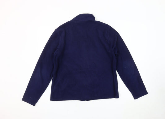 Marks and Spencer Women’s Blue Fleece Jacket Size 6
