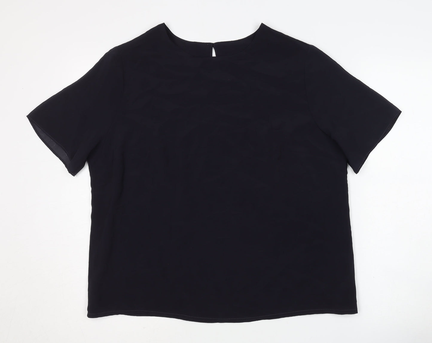 Marks and Spencer Black Women's Blouse Size 16