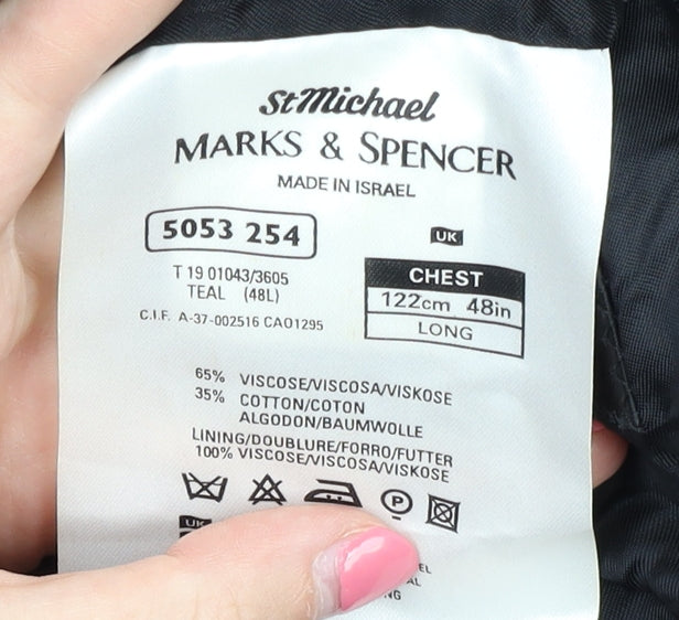 Marks and Spencer Men’s Teal Blazer 48L