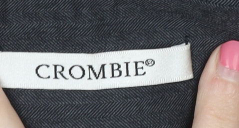 Crombie Women's Black Wool Dress Pants Size 8