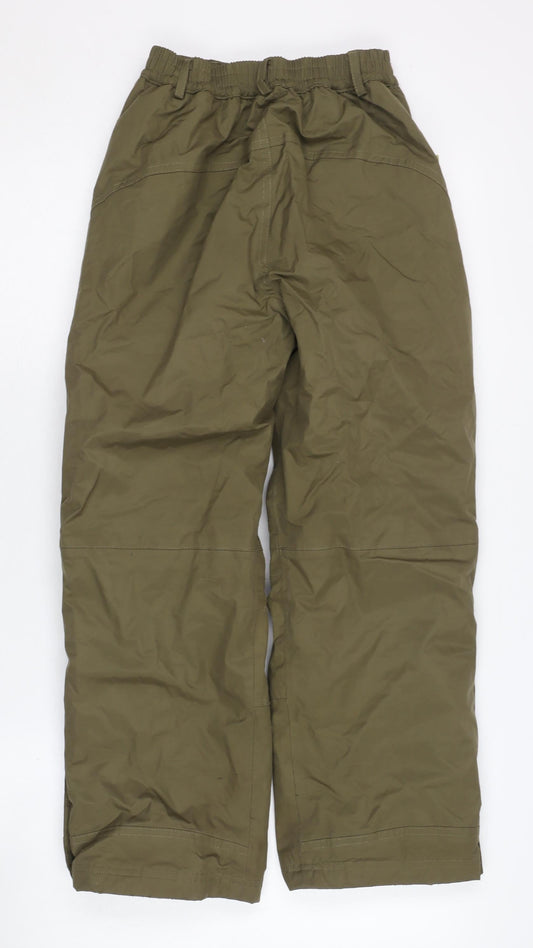 Alpine Snowsports Boys Green Snow Pants - 9-10 Years