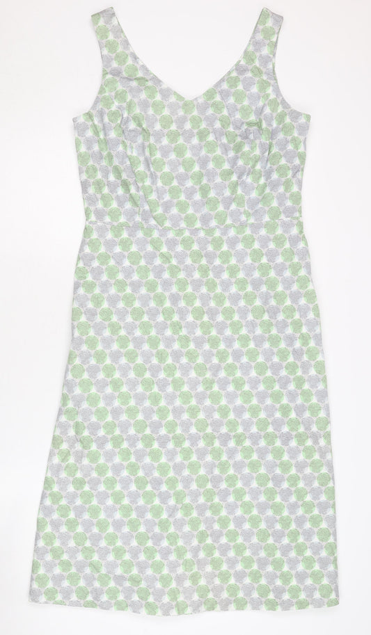 Boden Women's A-Line Dress Geometric Size 14
