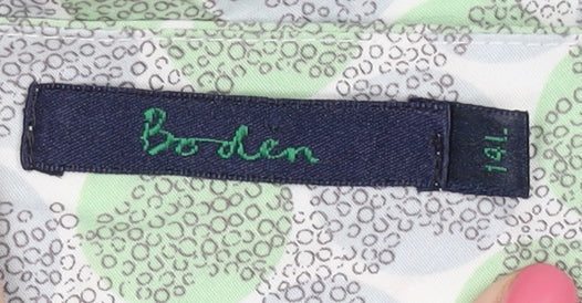 Boden Women's A-Line Dress Geometric Size 14
