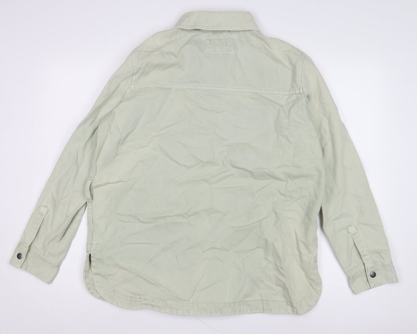 Marks and Spencer Women's Green Cotton Jacket, Size 12