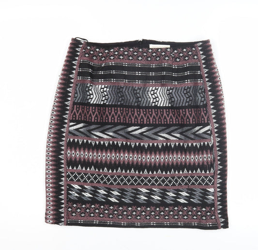 Monsoon Women’s Multicoloured Geometric Pencil Skirt Size 8