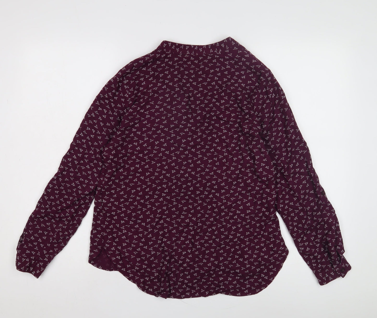 Marks and Spencer Women's Pink Blouse Size 10