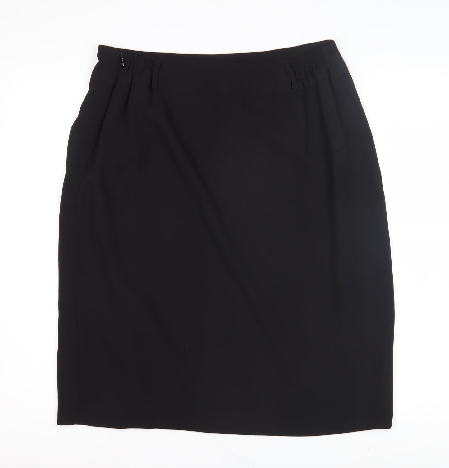Nightingales Women’s Black Pencil Skirt Size 16