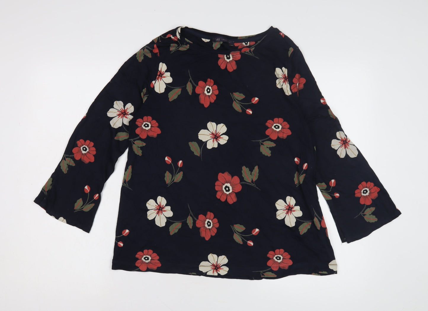 Marks and Spencer Floral Blouse, Women, Size 14