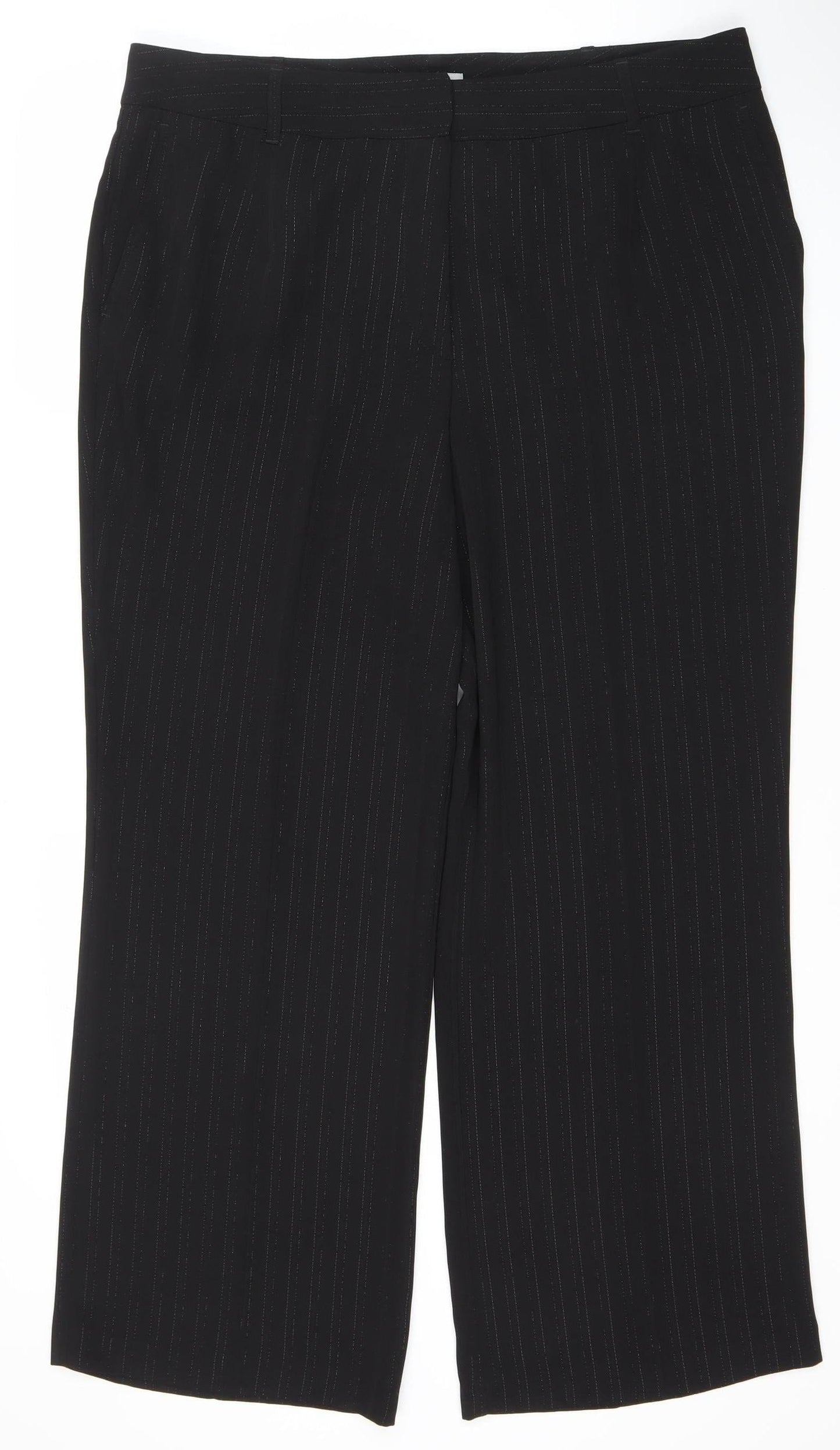 Marks and Spencer Women's Black Trousers Size 20
