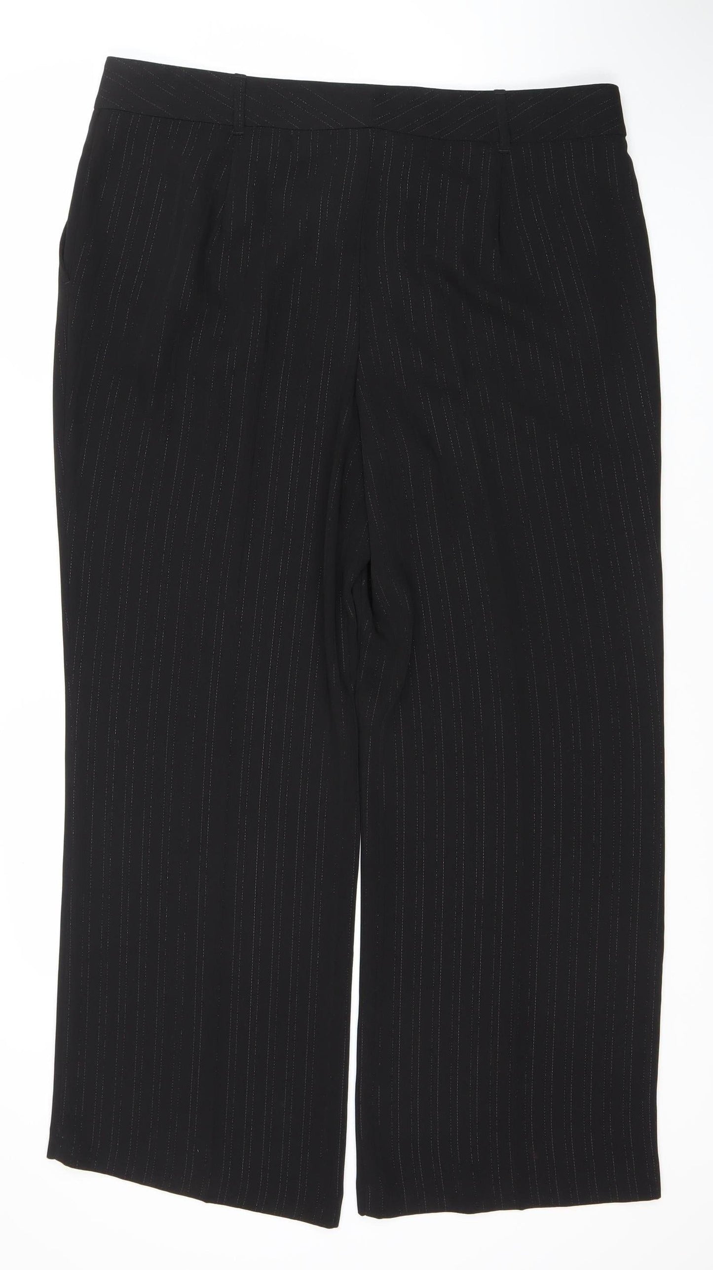 Marks and Spencer Women's Black Trousers Size 20