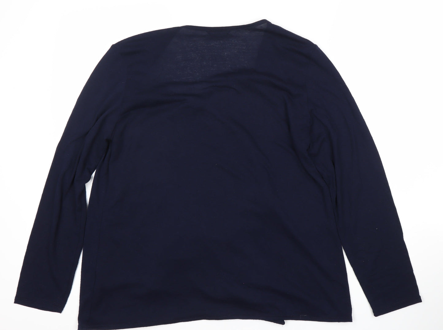 Roman Women’s Navy Wrap Jumper, Size 14