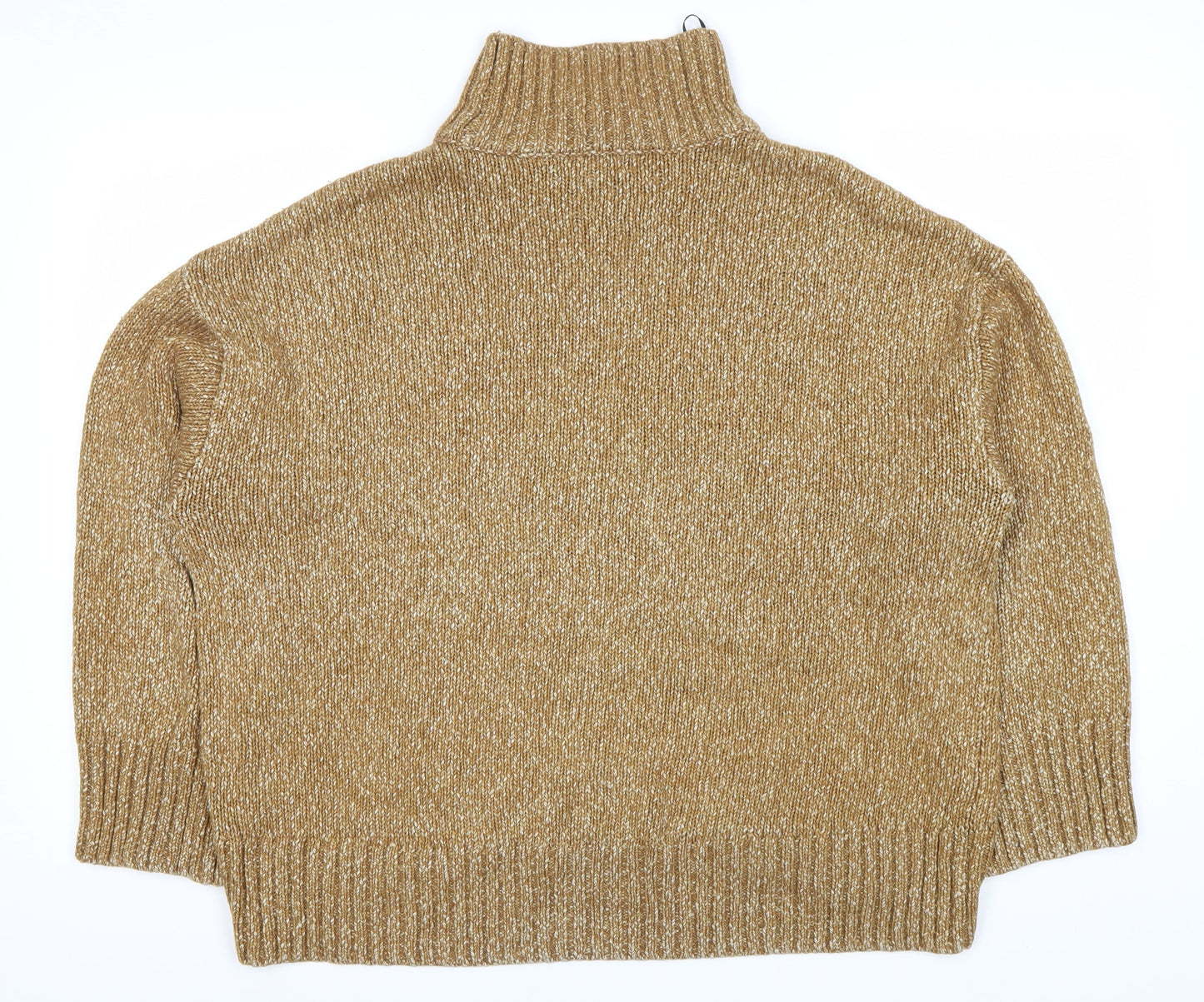 H&M Women's Brown Roll Neck Pullover Jumper, Size S