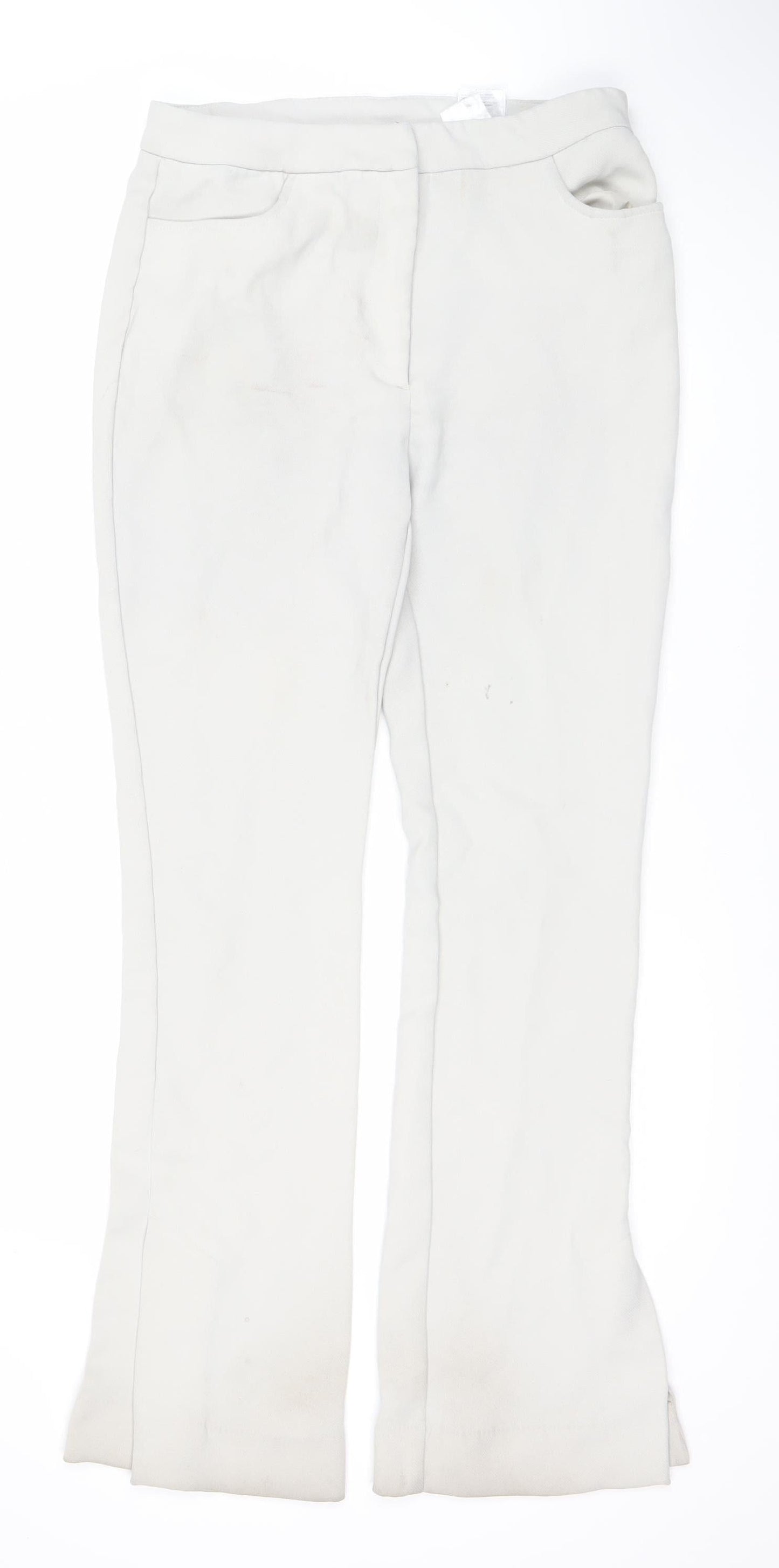 Weekday Women's White Trousers Size 14