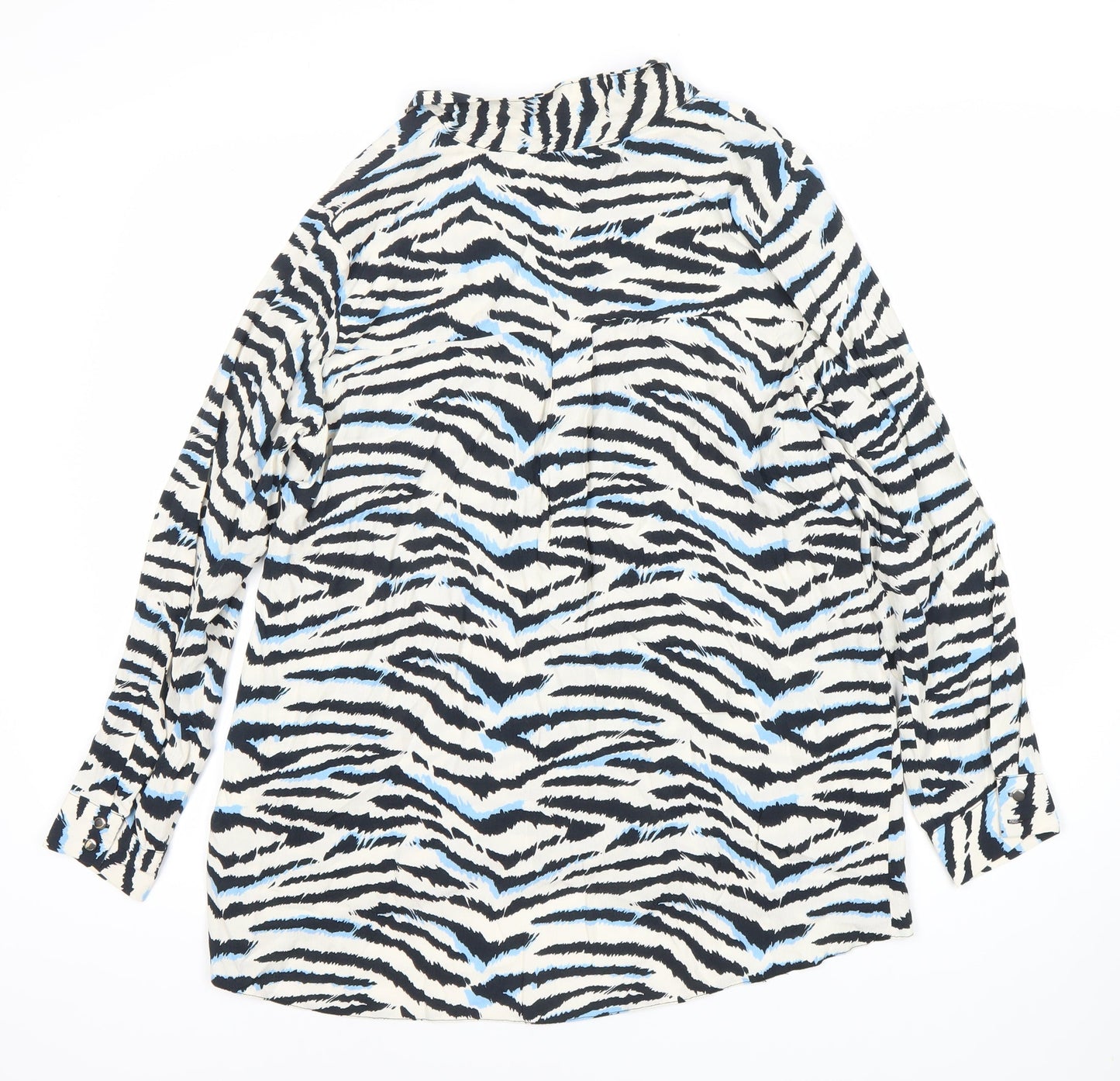 Wallis Women's Multicoloured Animal Print Blouse UK 12