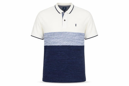 Next Men's Multicoloured XL Polo Shirt, Colourblock Design