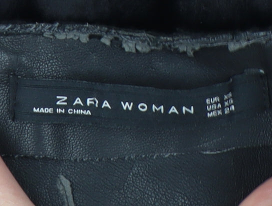 Zara Woman Black XS Pencil Skirt
