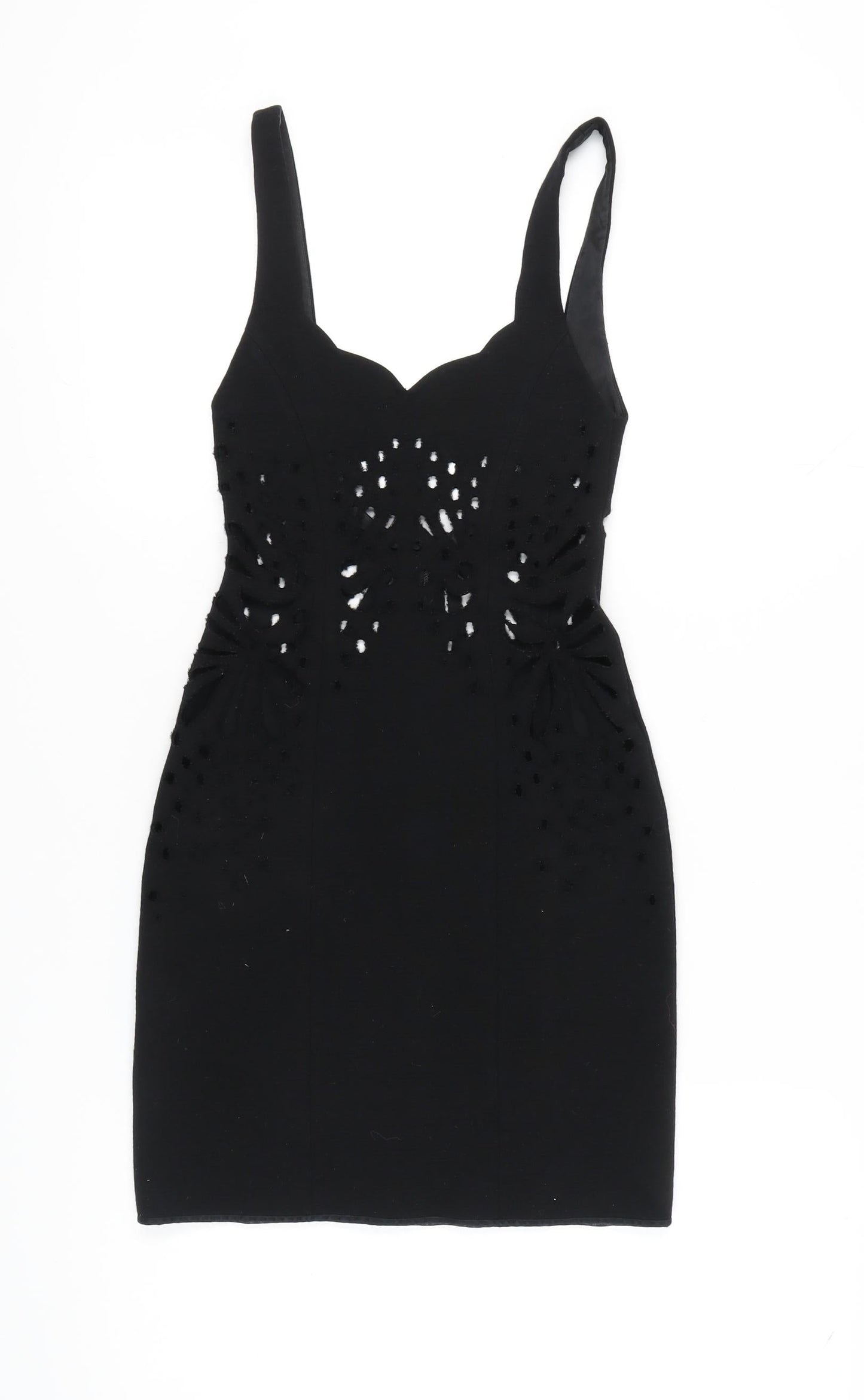 Jasmine Di Milo Women's Black Mini Sheath Dress Size 8