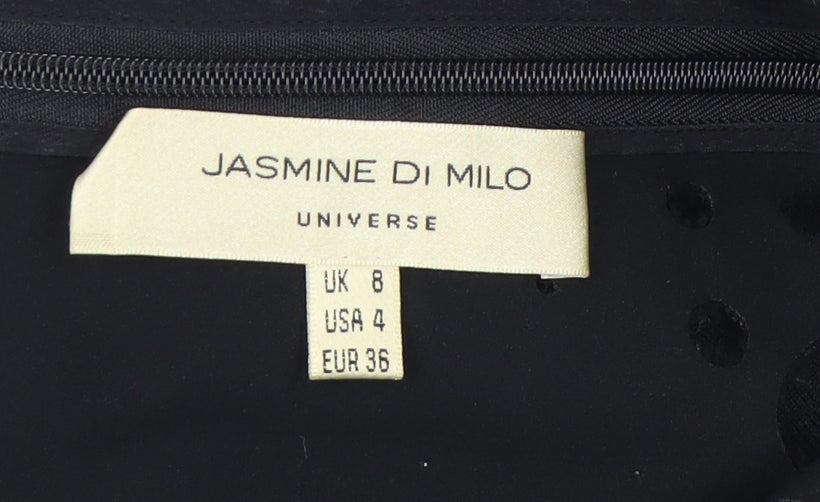 Jasmine Di Milo Women's Black Mini Sheath Dress Size 8