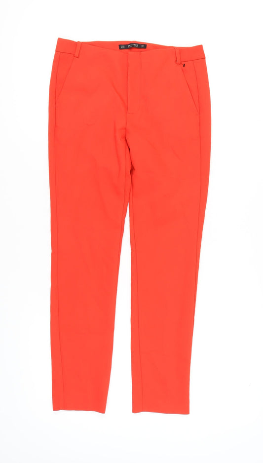 Zara Women’s Red Trousers Size 6 Regular Fit